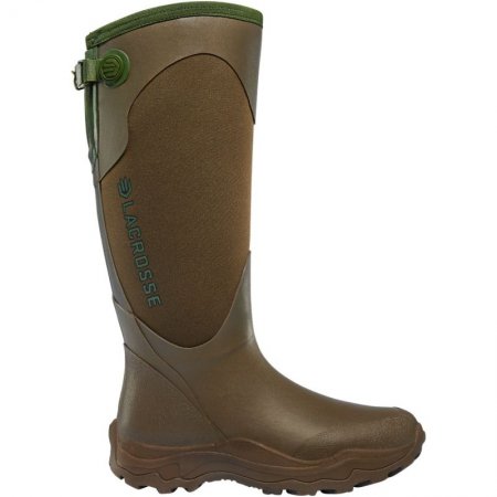 Lacrosse Boots Alpha Agility Snake Boot Women's Sizing 15" Brown/Green