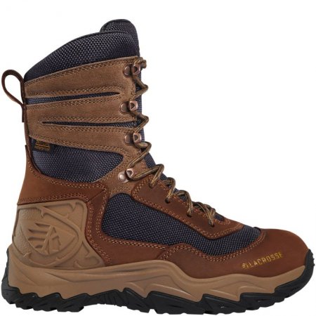 Lacrosse Boots Windrose Women's Sizing 8" Brown/Midnight