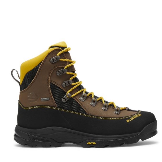 Lacrosse Boots Men's Ursa MS 7" Brown/Gold GTX